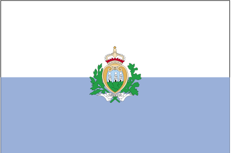 San Marino Bayrağı 
