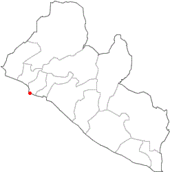 Liberya Haritası