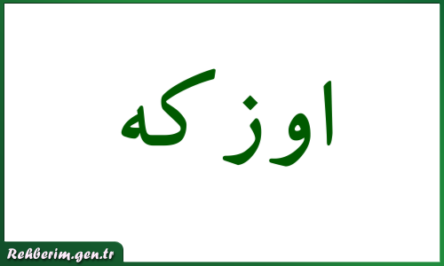 Özge İsminin Arapça Yazılışı