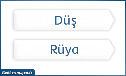 Düş nedir? ne demek?